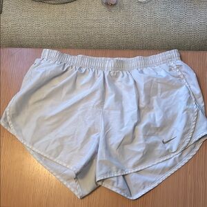 Nike White Athletic Shorts